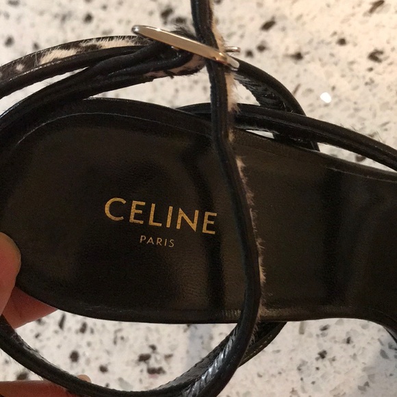 (SOLD) Celine Thin Strap Sandals - Picture 4 of 7
